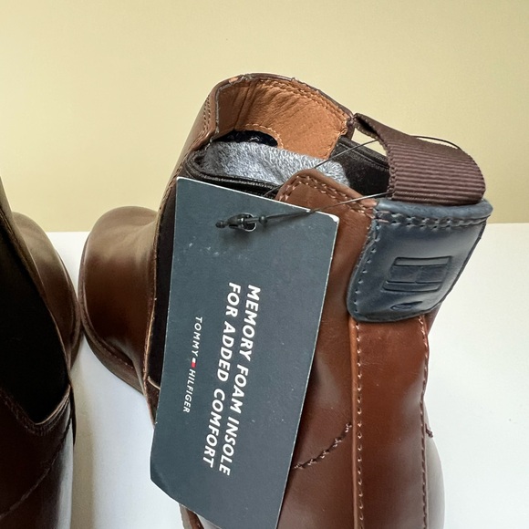 Tommy Hilfiger Men's Brown Risten Chelsea Boots Size 9.5 NWT - Picture 8 of 10